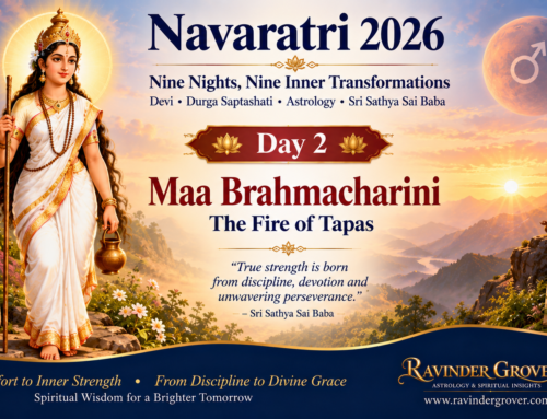 Navaratri 2026 · Day 2 –  Maa Brahmacharini: The Fire of Tapas