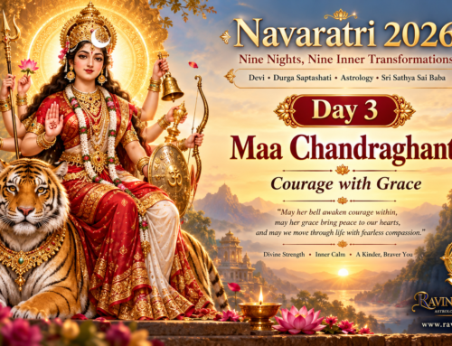 Navaratri 2026 · Day 3 –  Maa  Chandraghanta: Courage with Grace