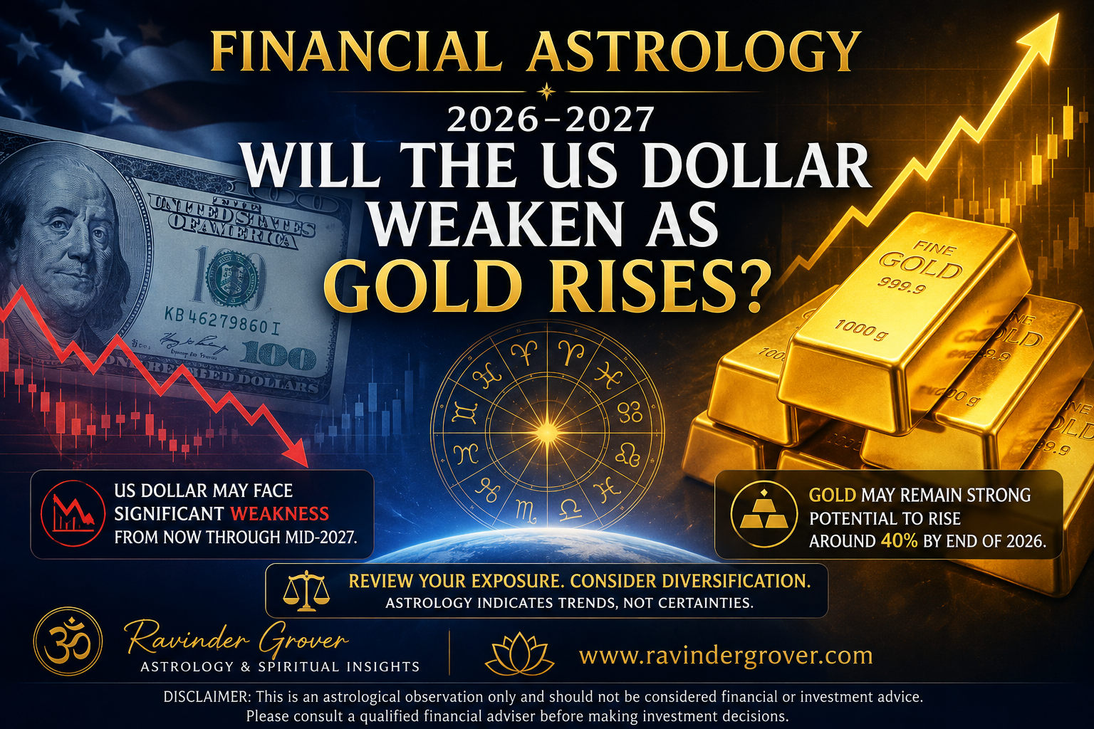 Financial Astrology (2026–2027):  A period of rebalancing, volatility and hard assets
