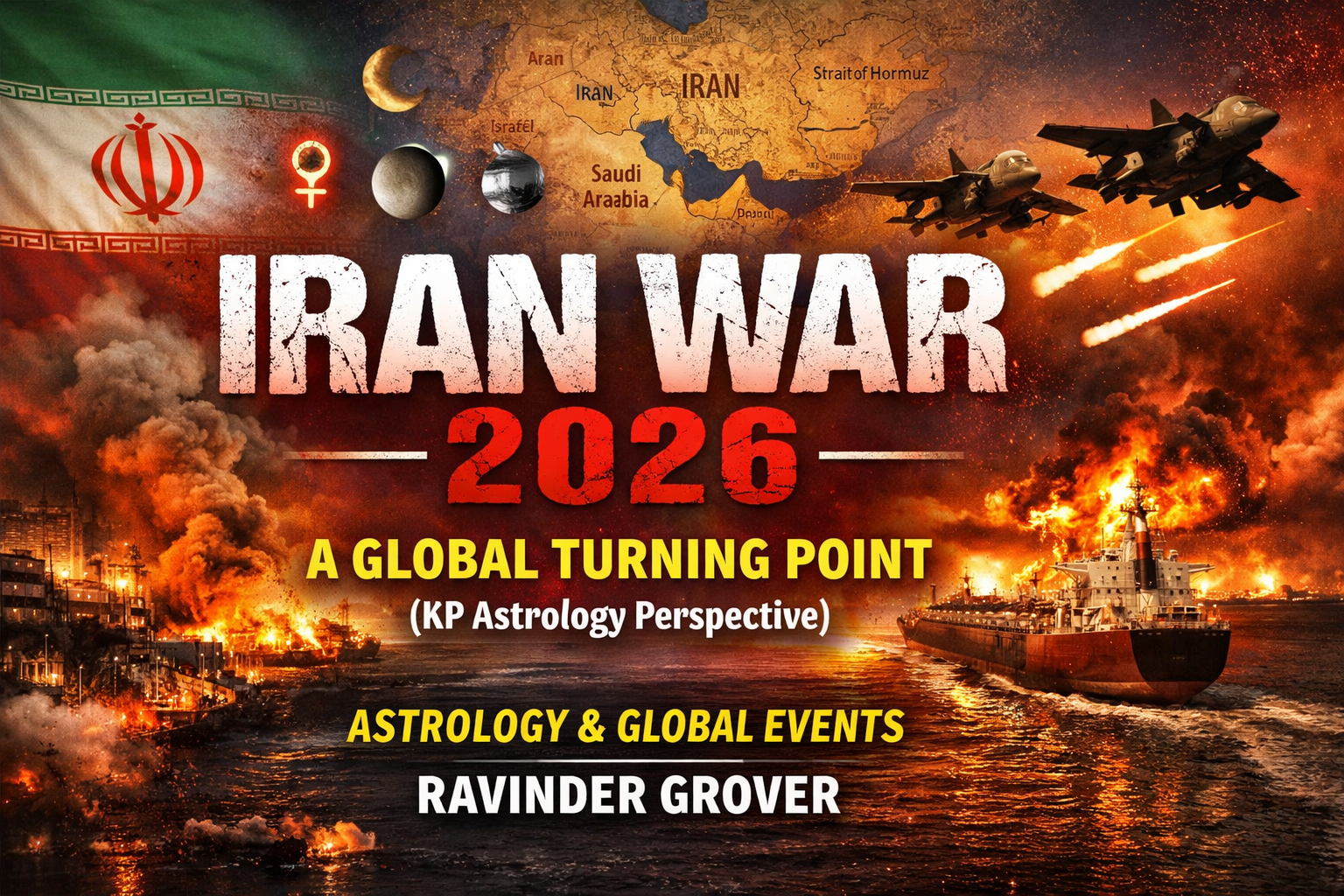 Iran War 2026 – Timeline, Global Impact, and KP Astrology Alignment