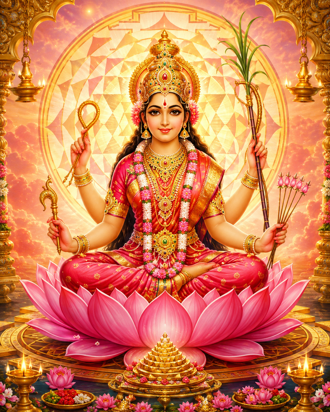 Śrī Tripura Sundari – The Divine Beauty of Consciousness, Love and Wisdom
